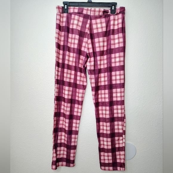 Lucky Brand Women's Plaid Pink Pants Pajamas Waist Band Sz Small Pockets NWOT - Picture 10 of 10